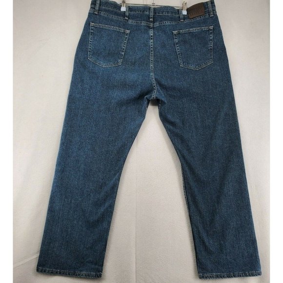 WRANGLER Jeans Men's Regular Fit Straight Leg Denim Blue Size 42 x 30 - Picture 9 of 12
